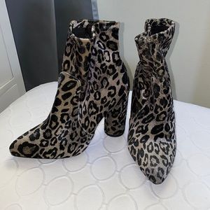 Leopard booties